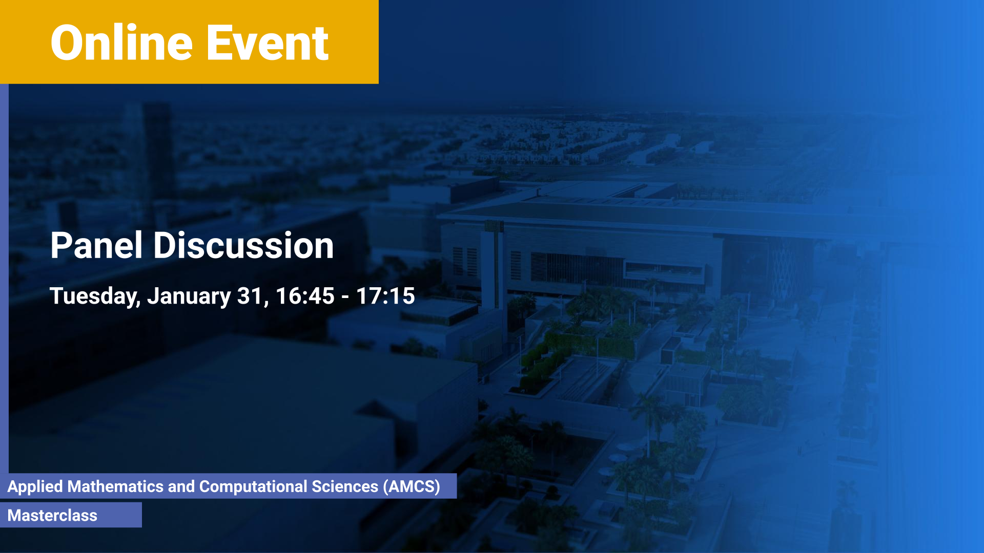 KAUST-CEMSE-AMCS-Masterclass-Applied-Nonlinear-PDEs-Panel-Discussion-2