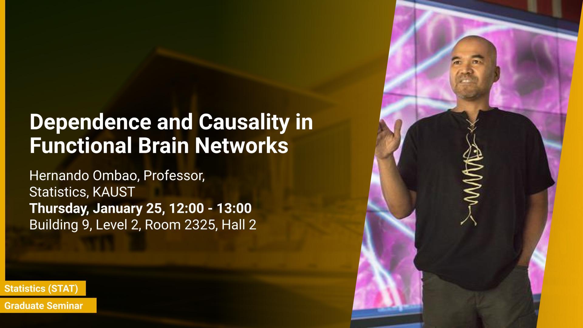 KAUST-CEMSE-AMCS-STAT-Graduate -Seminar-Dependence and Causality in Functional Brain Networks
