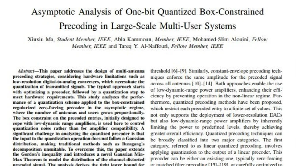 Asymptotic Analysis of One-bit Quantized Box-Constrained Precoding in Large-Scale Multi-User Systems