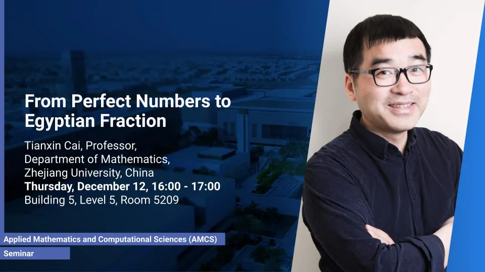 KAUST-CEMSE-AMCS-Seminar-Tianxin-Cai